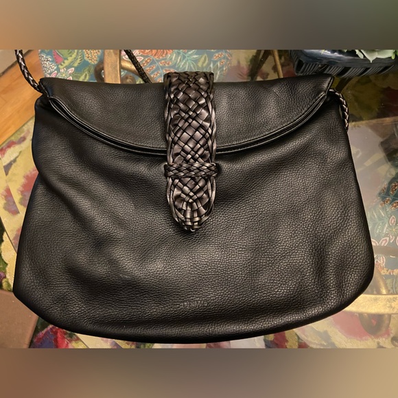 Vintage Desmo Italian Leather Nieman Marcus Slouchy Braided Bag - Picture 1 of 7